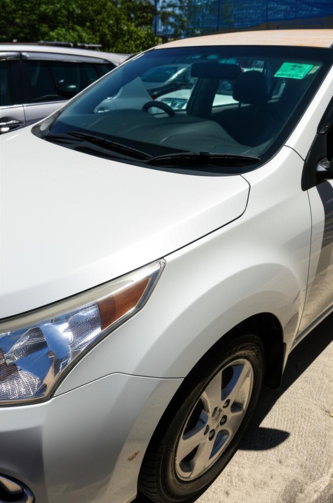 Car parked under intense sun in Thailand, showing potential paint fade