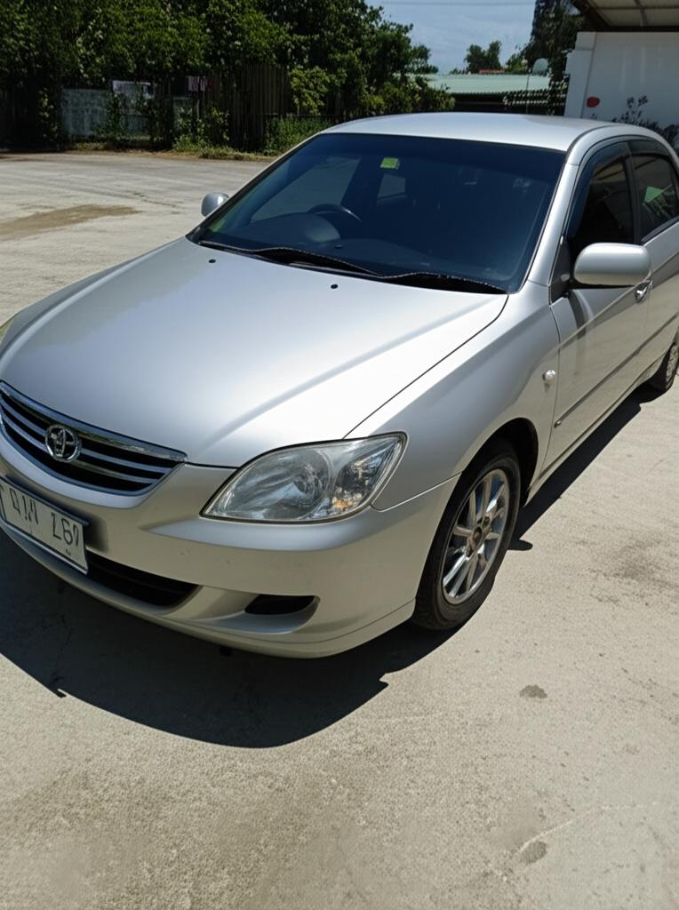 Car parked under intense sun in Thailand, showing potential paint fade