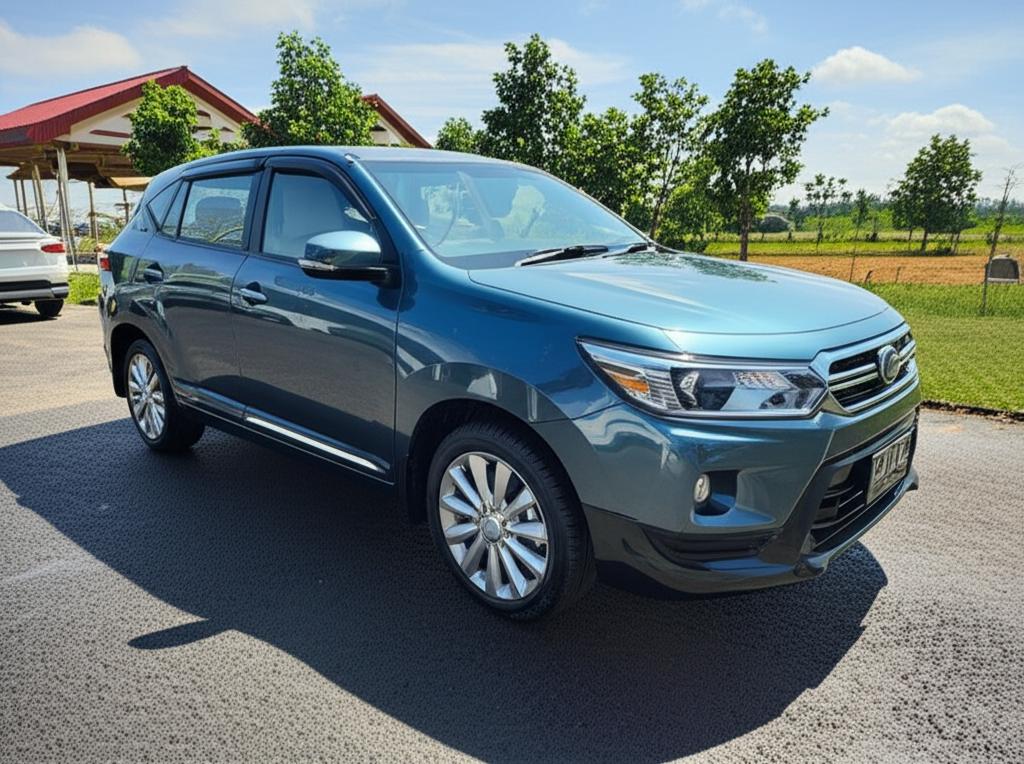 New car in Thailand, shining under the sun but facing potential risks